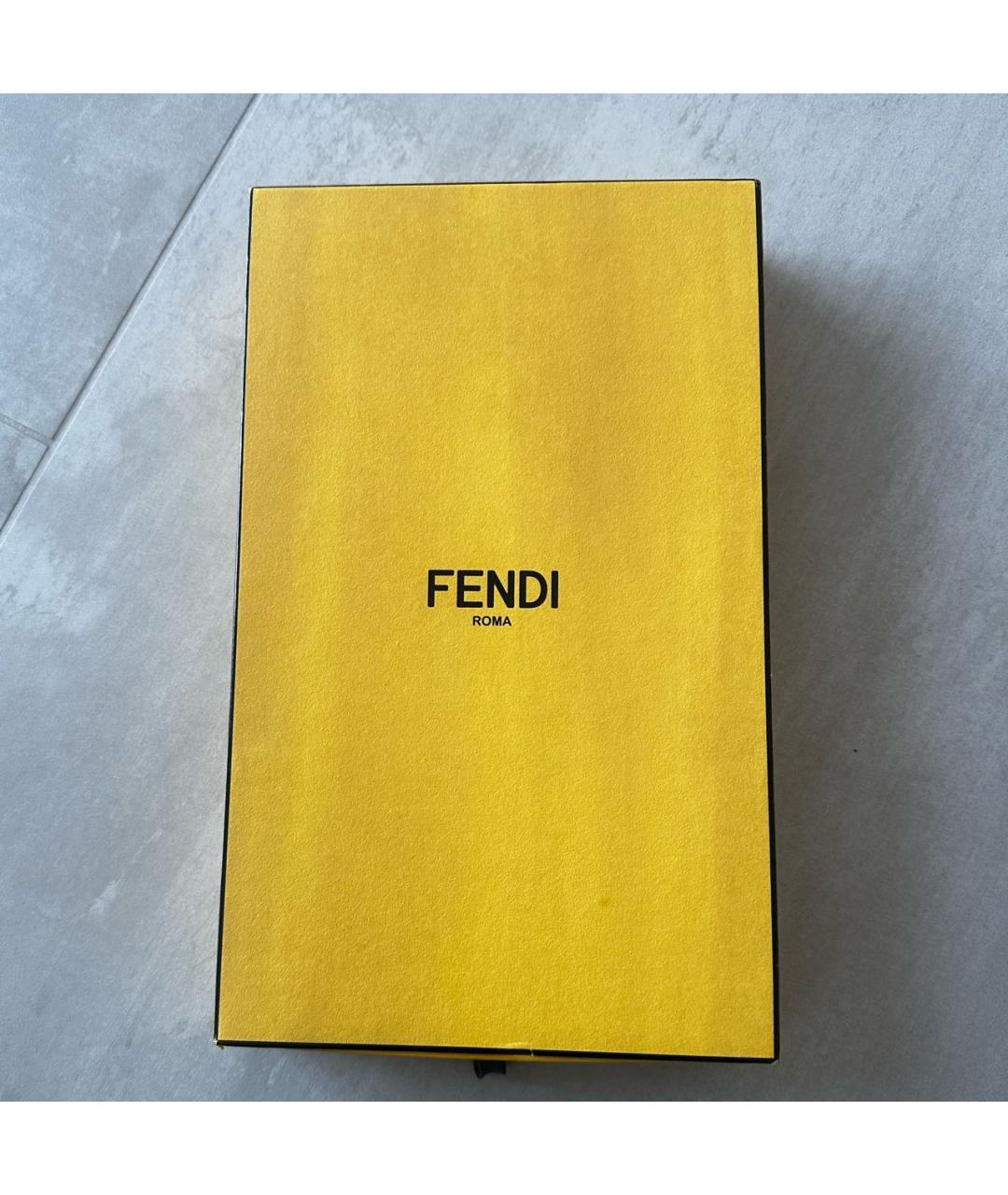 FENDI Мульти шелковый платок, фото 5