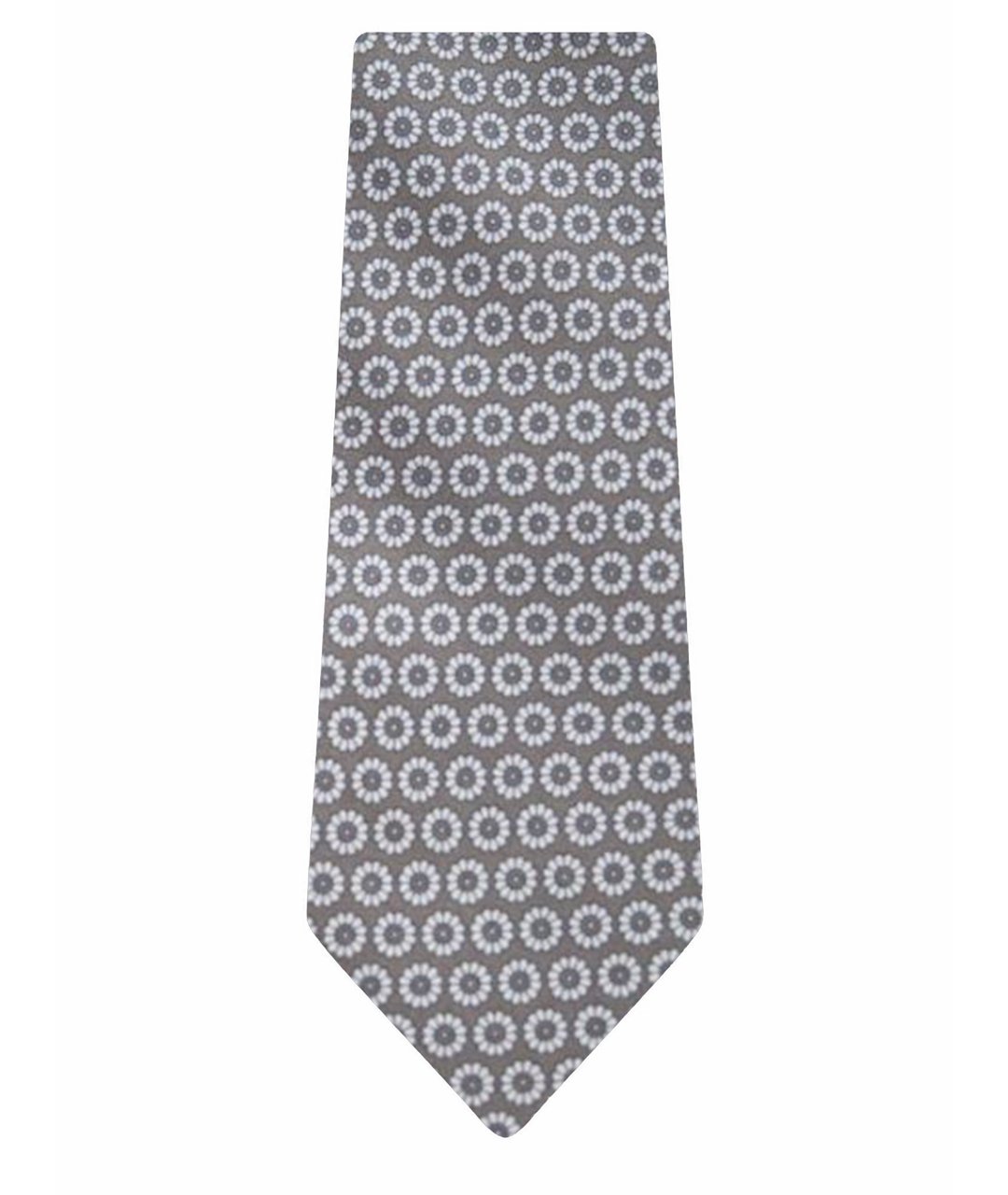 BRIONI Бежевый шелковый галстук, фото 1