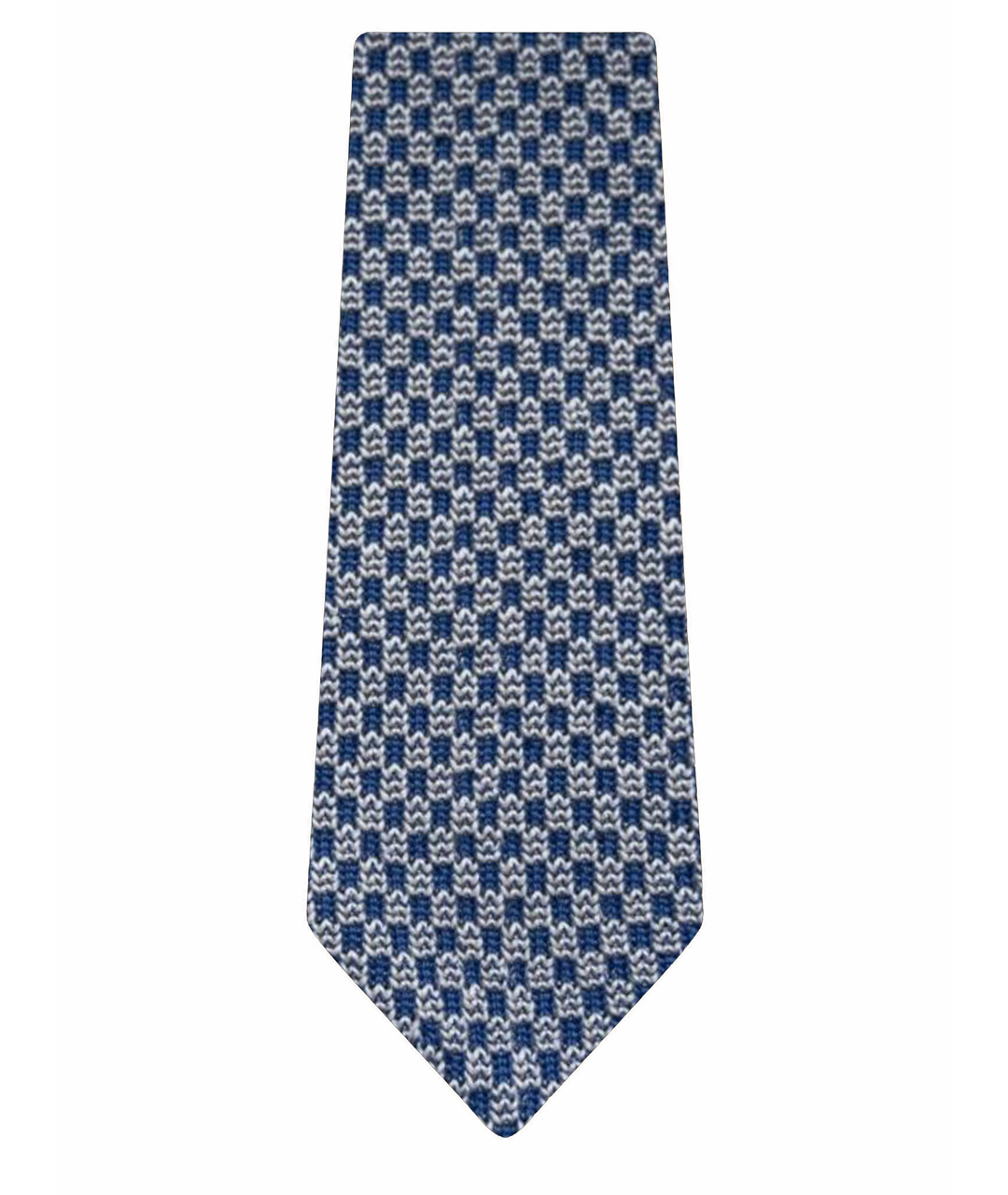 TOM FORD Синий шелковый галстук, фото 1