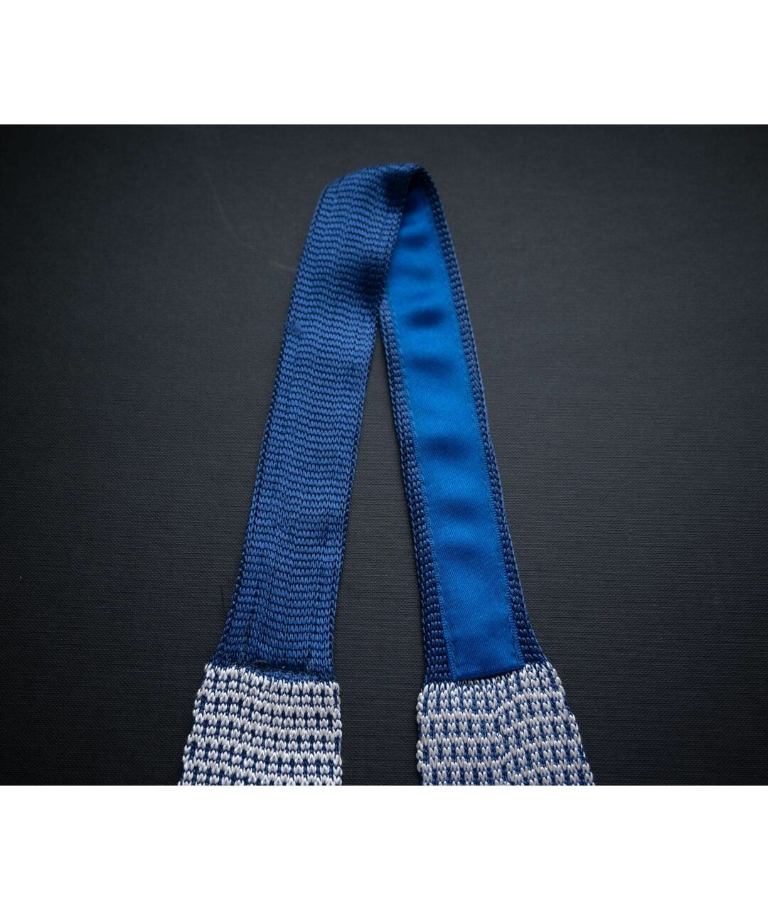 TOM FORD Синий шелковый галстук, фото 5