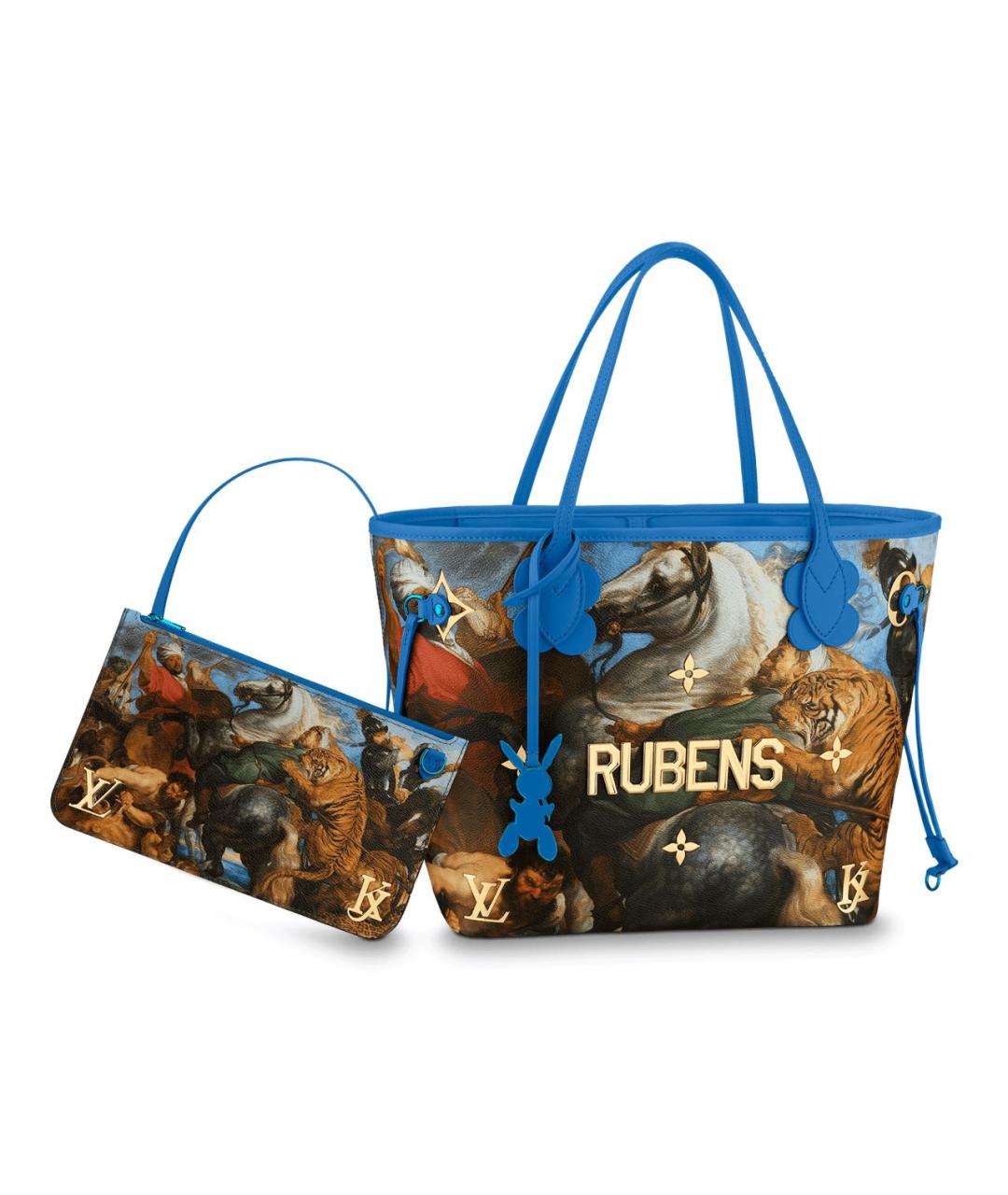 LOUIS VUITTON Синяя кожаная сумка тоут, фото 2