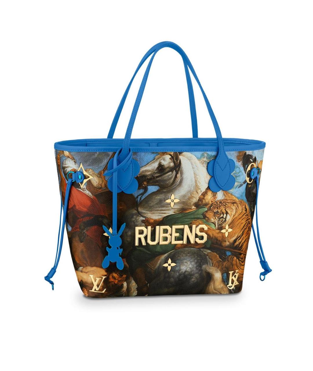 LOUIS VUITTON Синяя кожаная сумка тоут, фото 8