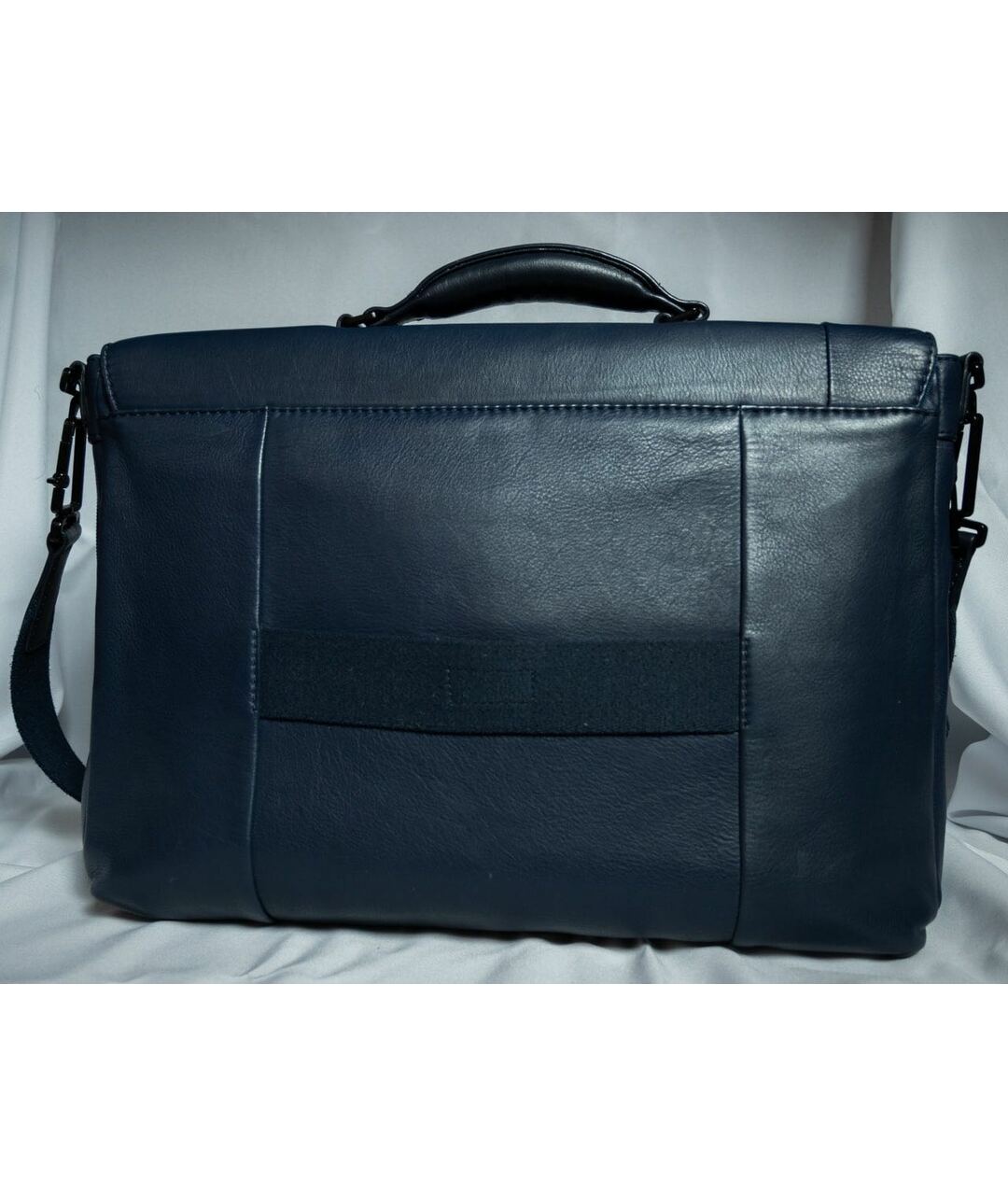 PIQUADRO Синий кожаный портфель, фото 2