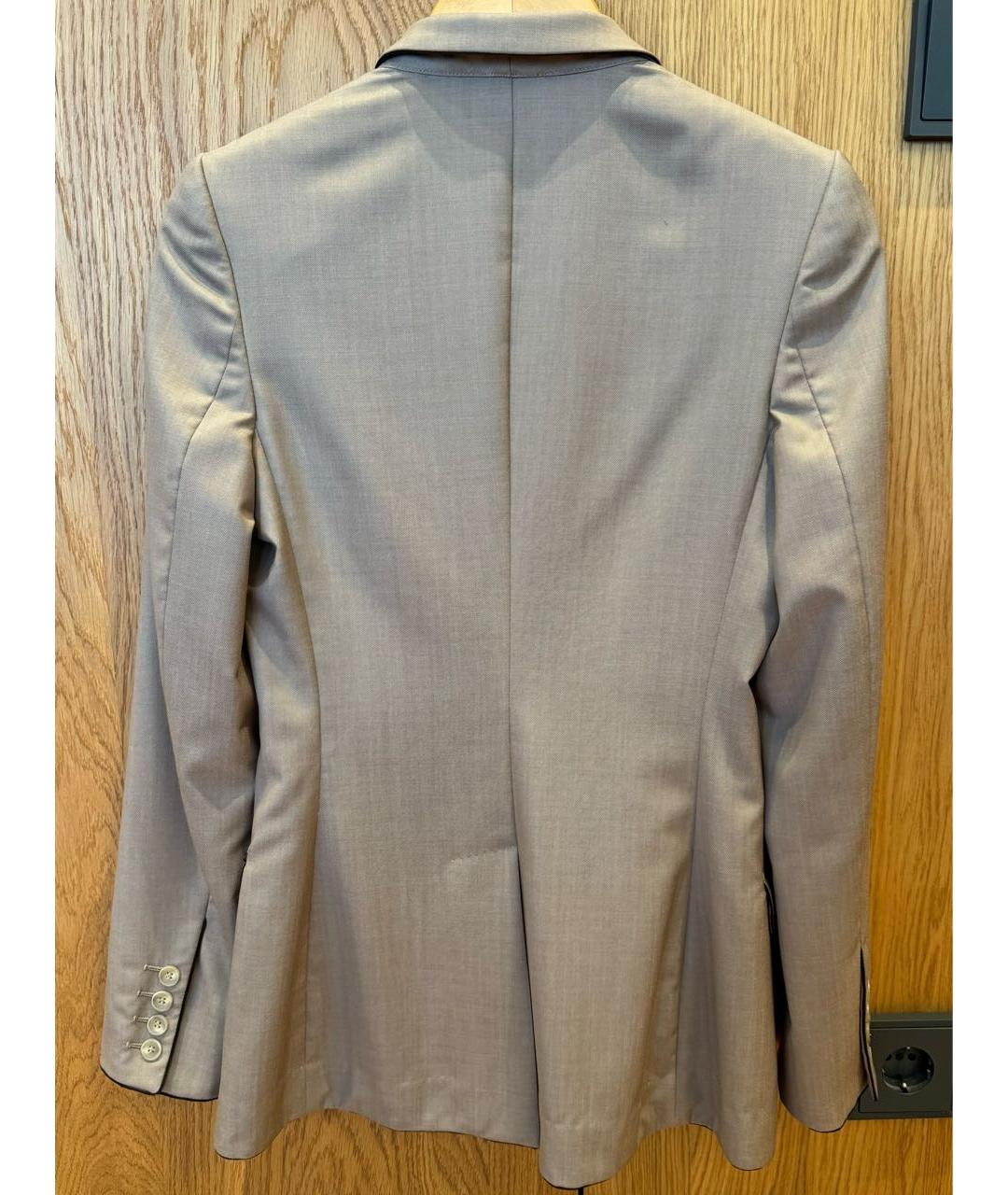 STELLA MCCARTNEY Антрацитовый шерстяной жакет/пиджак, фото 2