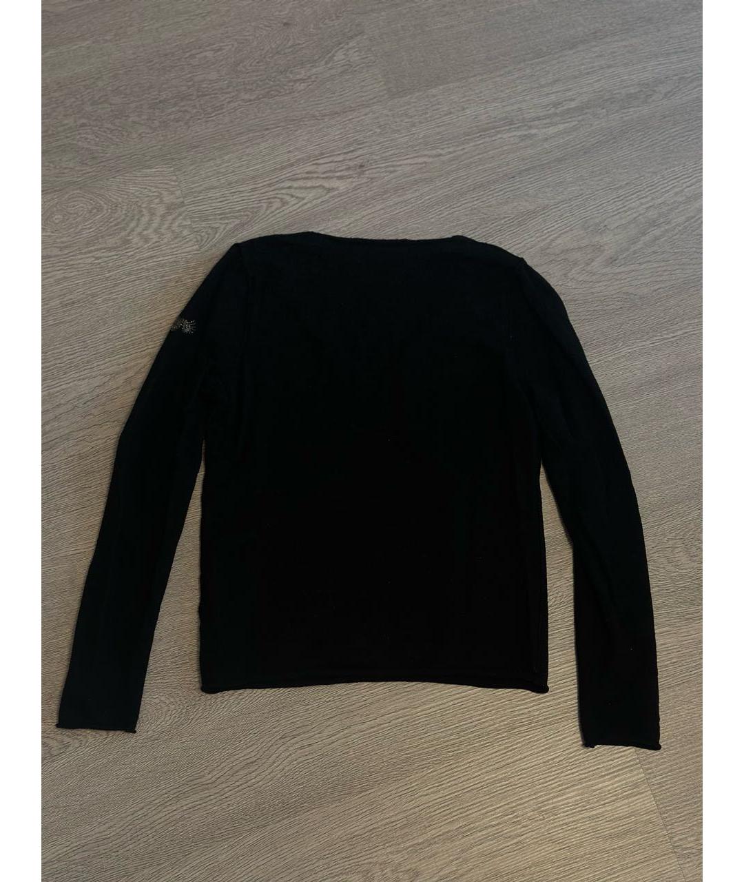 ZADIG & VOLTAIRE Черный шерстяной джемпер / свитер, фото 5