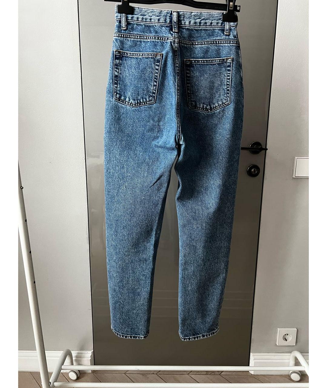 SANDRO Синие хлопковые джинсы слим, фото 2