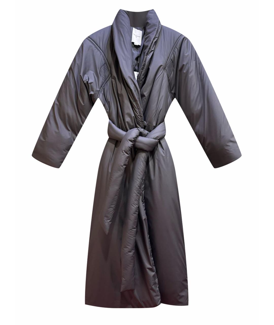 ISABELLE BLANCHE Антрацитовая полиэстеровая куртка, фото 1