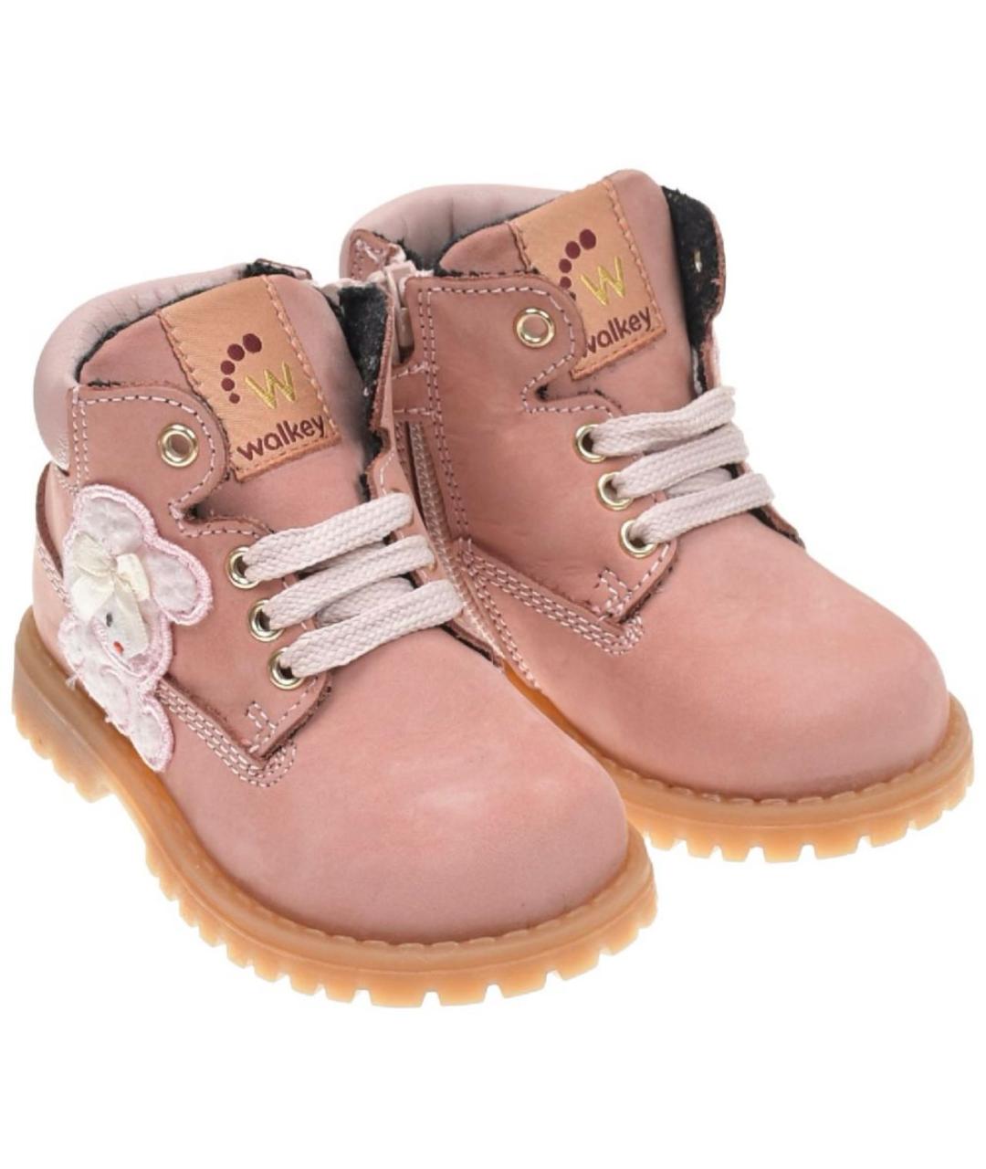 WALKEY Розовые замшевые ботинки, фото 2