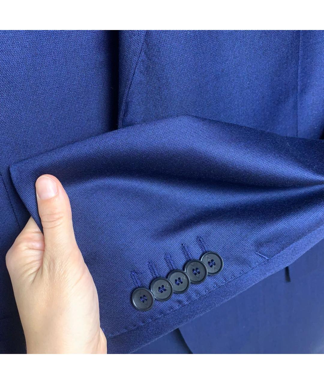 HUGO BOSS Темно-синий классический костюм, фото 3