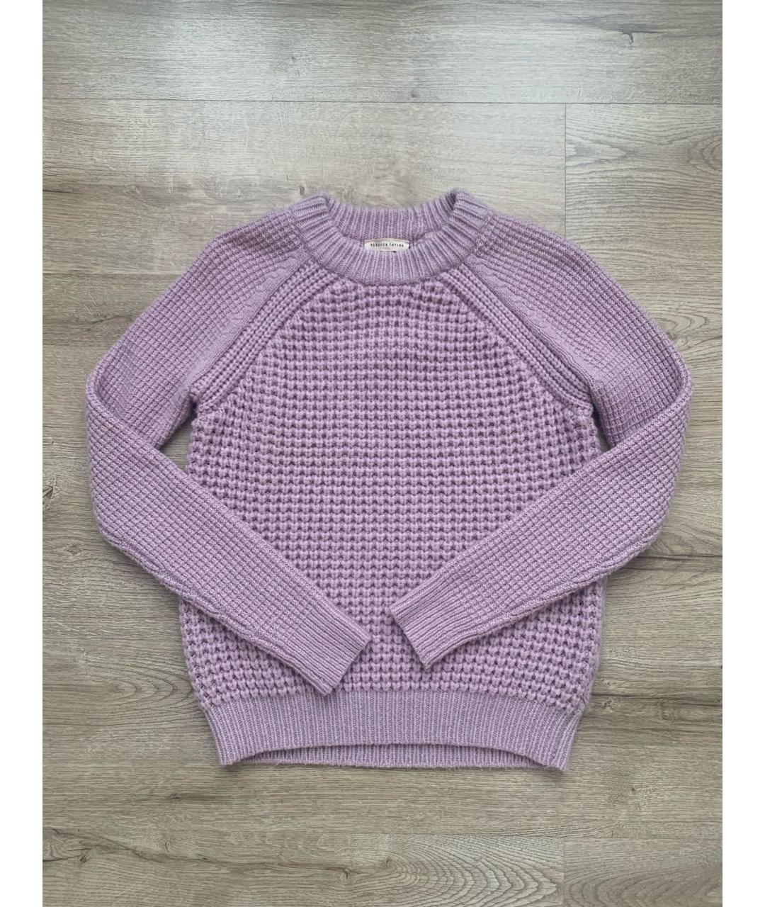 REBECCA TAYLOR Розовый шерстяной джемпер / свитер, фото 5