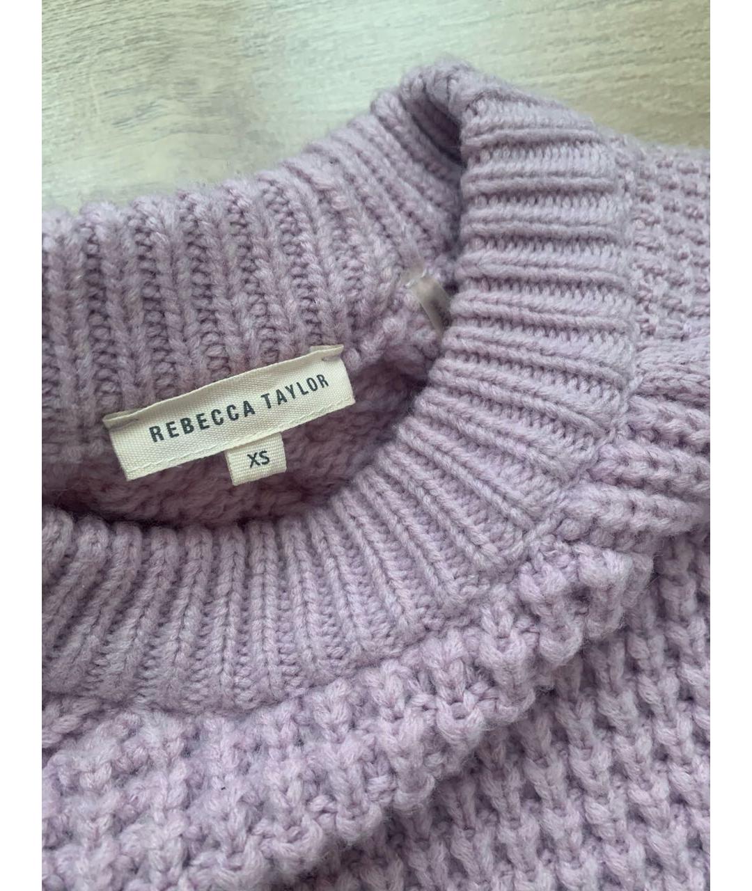 REBECCA TAYLOR Розовый шерстяной джемпер / свитер, фото 6