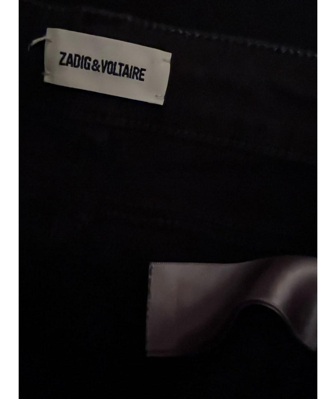 ZADIG & VOLTAIRE Черные джинсы слим, фото 3