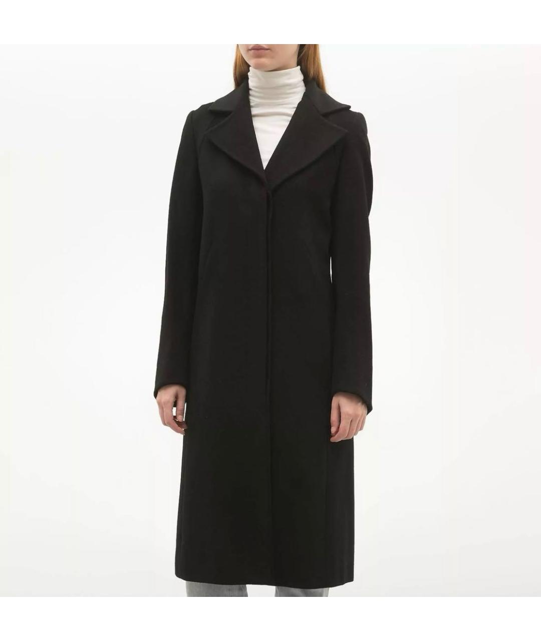 FENDI Черное шерстяное пальто, фото 5