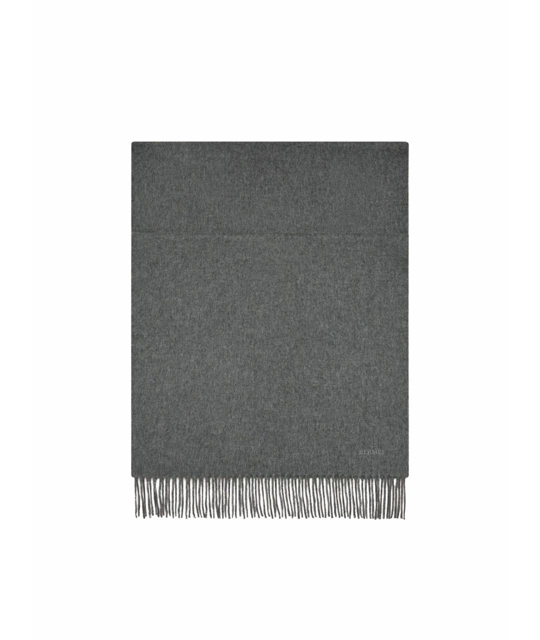 HERMES PRE-OWNED Серый кашемировый шарф, фото 1