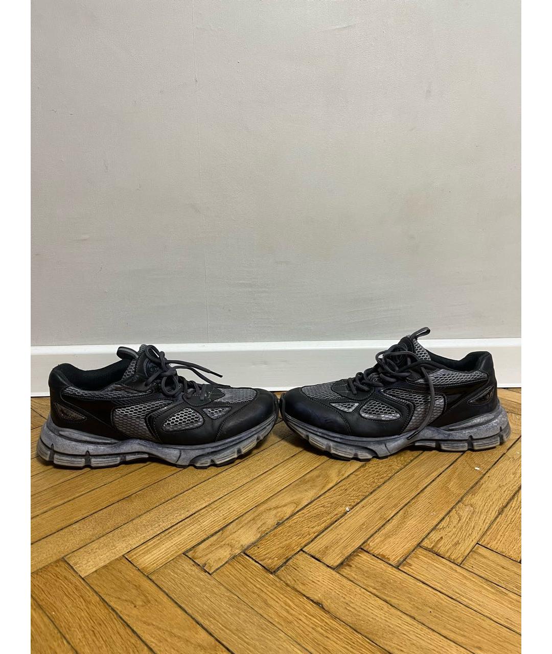 AXEL ARIGATO Темно-синие кожаные низкие кроссовки / кеды, фото 7