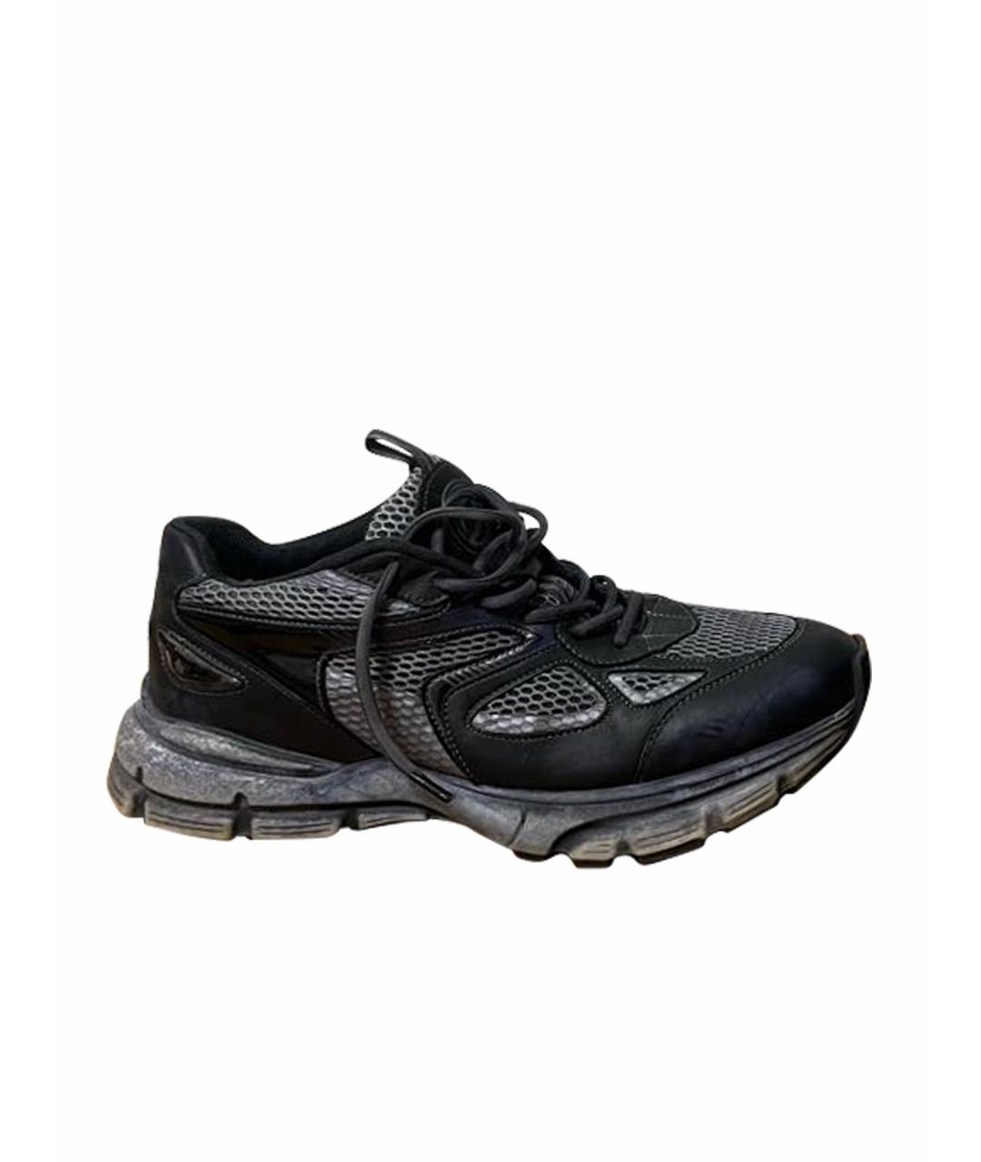 AXEL ARIGATO Темно-синие кожаные низкие кроссовки / кеды, фото 1