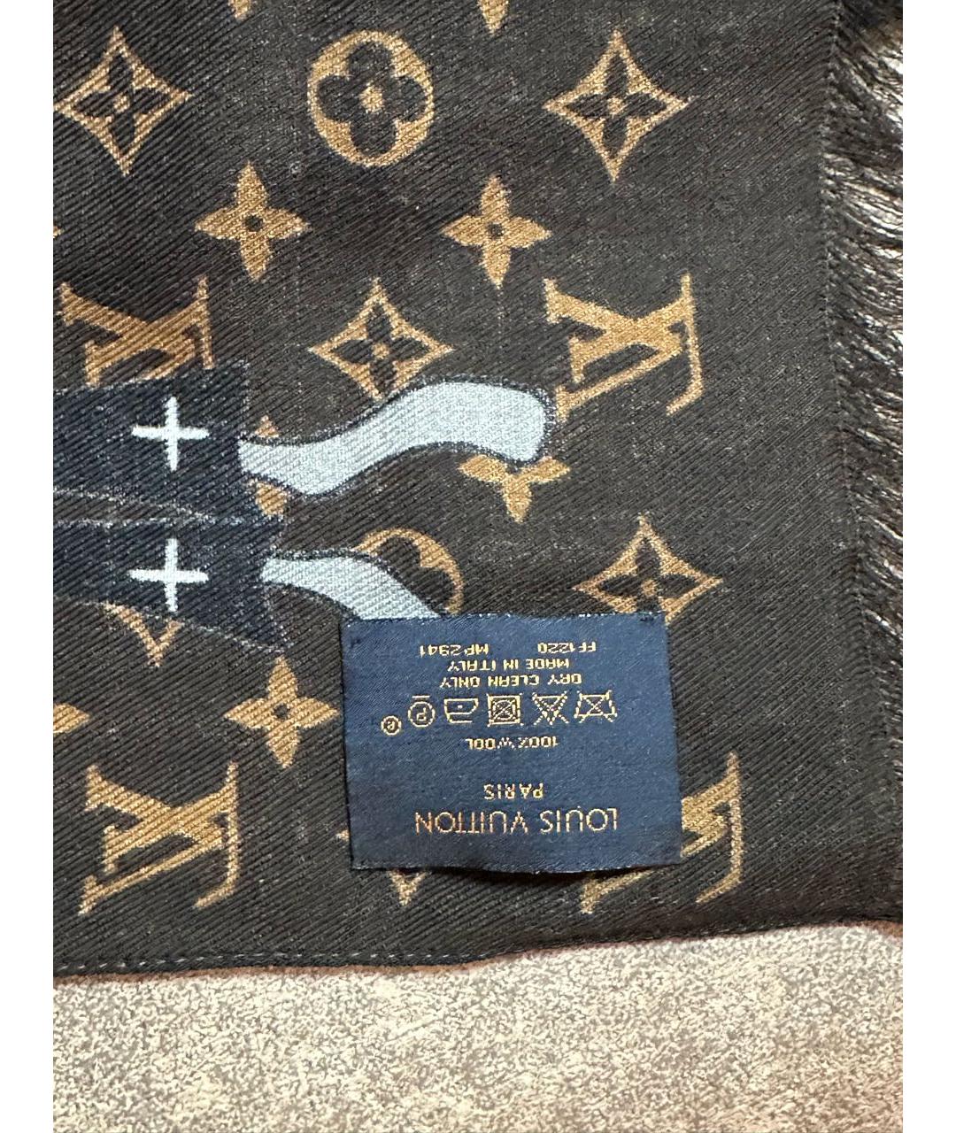 LOUIS VUITTON PRE-OWNED Мульти шерстяной шарф, фото 3