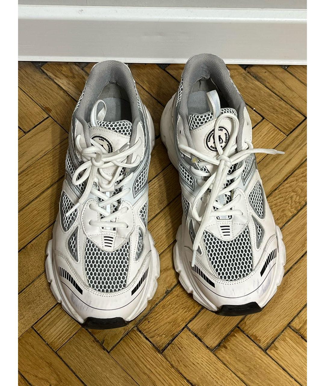 AXEL ARIGATO Белые кожаные низкие кроссовки / кеды, фото 3