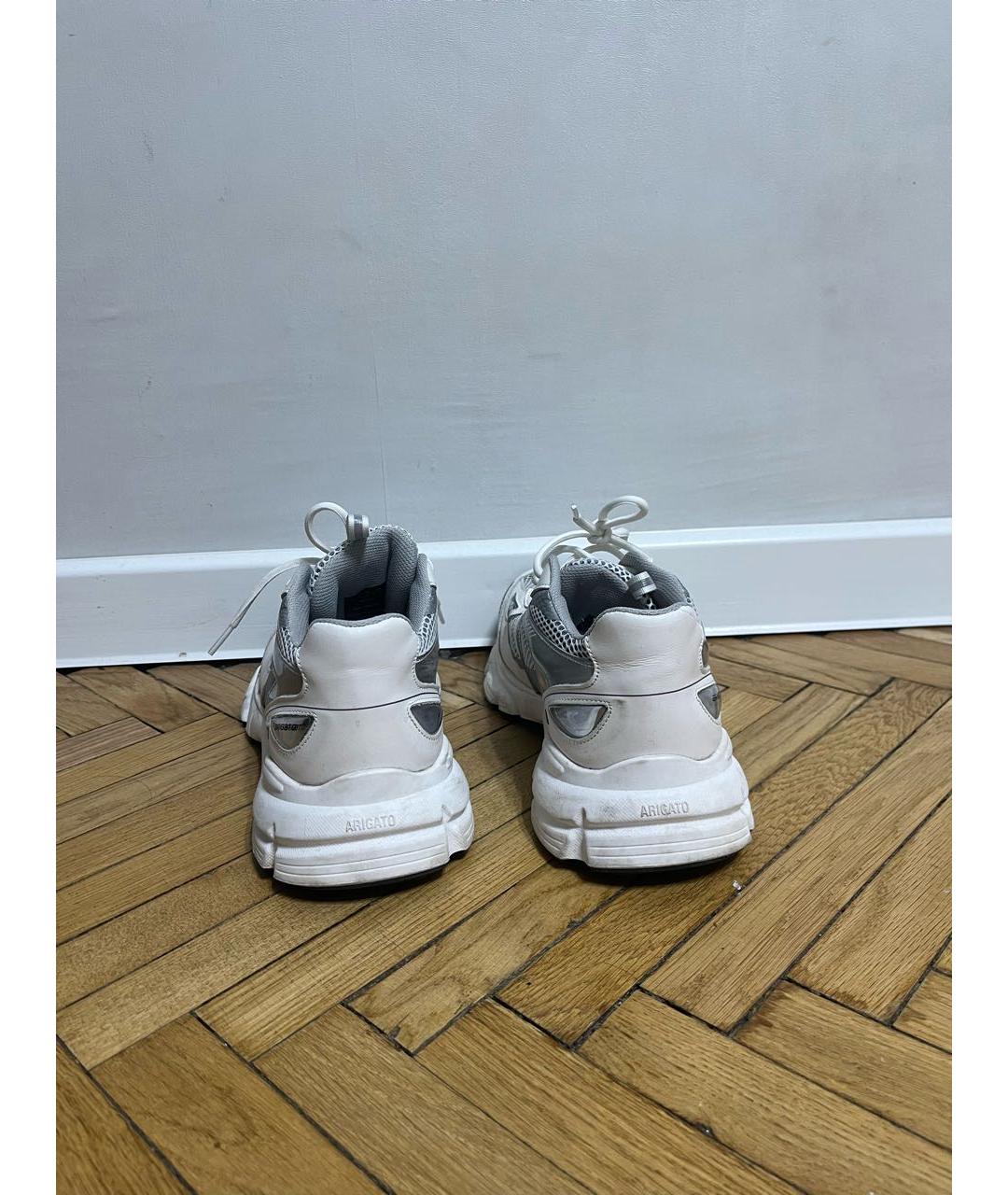 AXEL ARIGATO Белые кожаные низкие кроссовки / кеды, фото 5