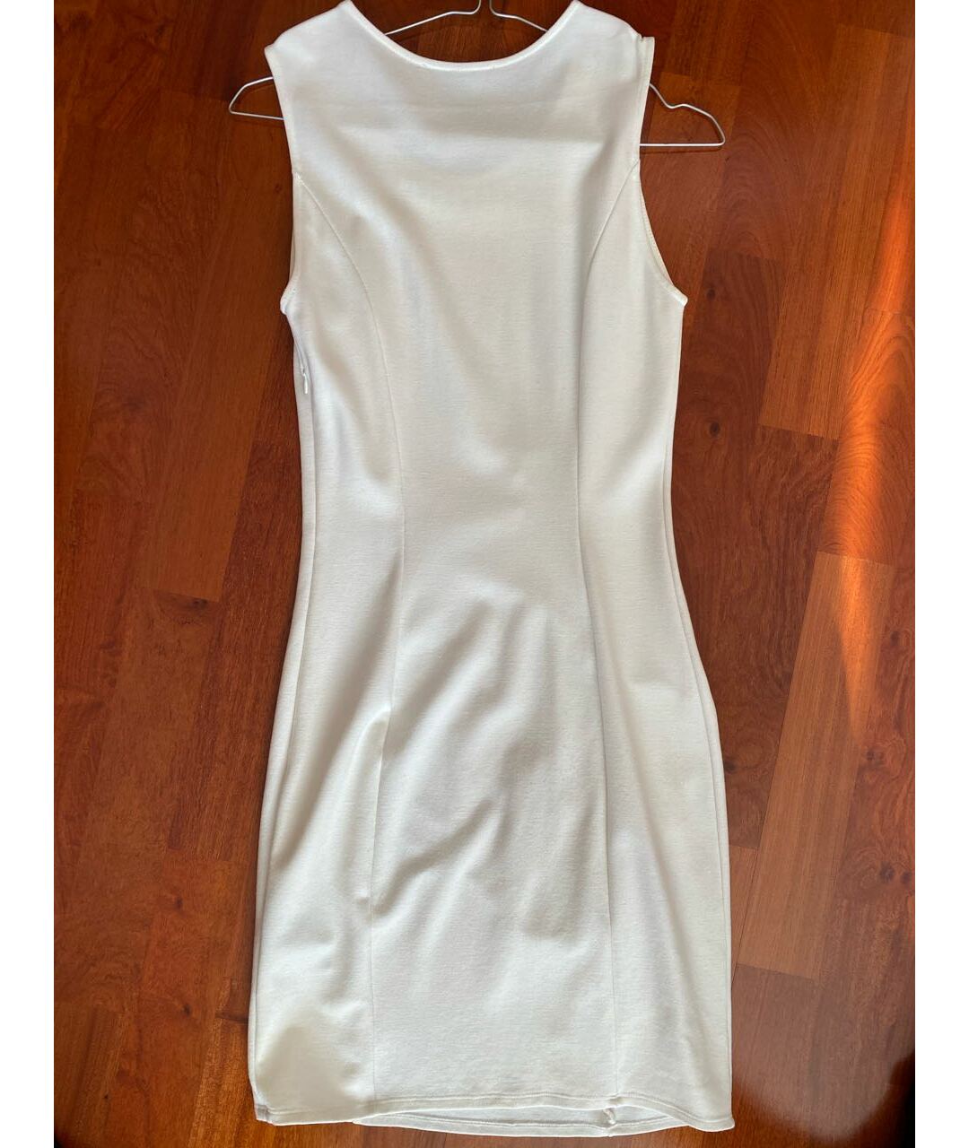 PHILIPP PLEIN Белое хлопко-эластановое платье, фото 2