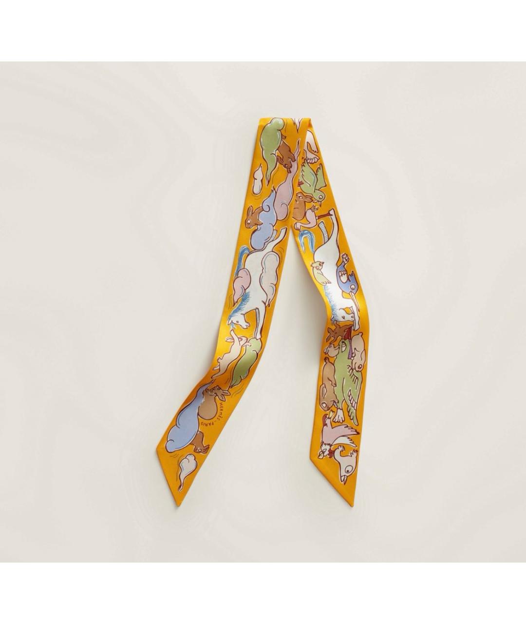 HERMES Шелковый платок, фото 6