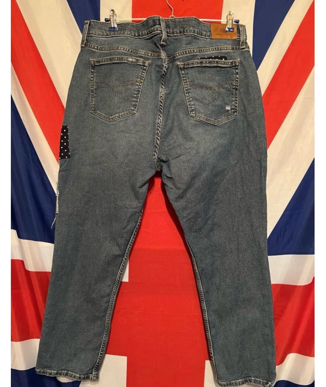 POLO RALPH LAUREN Хлопко-эластановые джинсы слим, фото 2