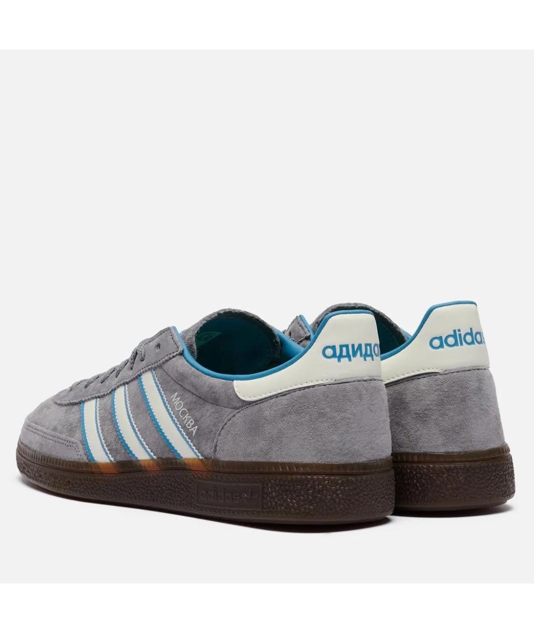 ADIDAS Серые замшевые кроссовки, фото 4