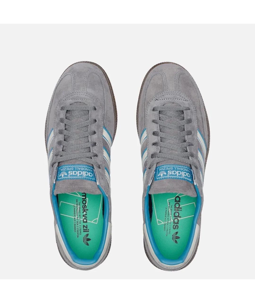 ADIDAS Серые замшевые кроссовки, фото 3