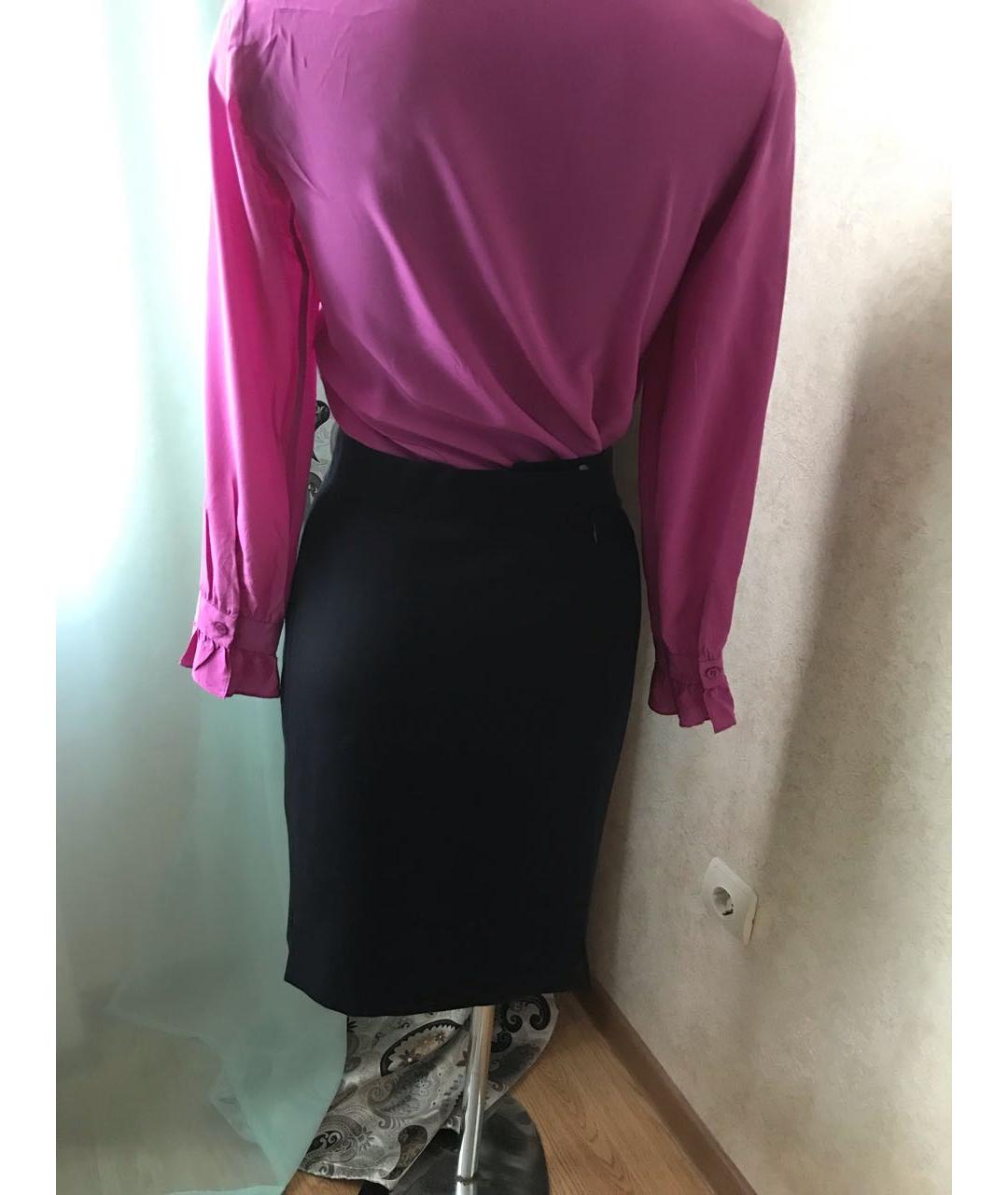 ESCADA Черная шерстяная юбка мини, фото 4