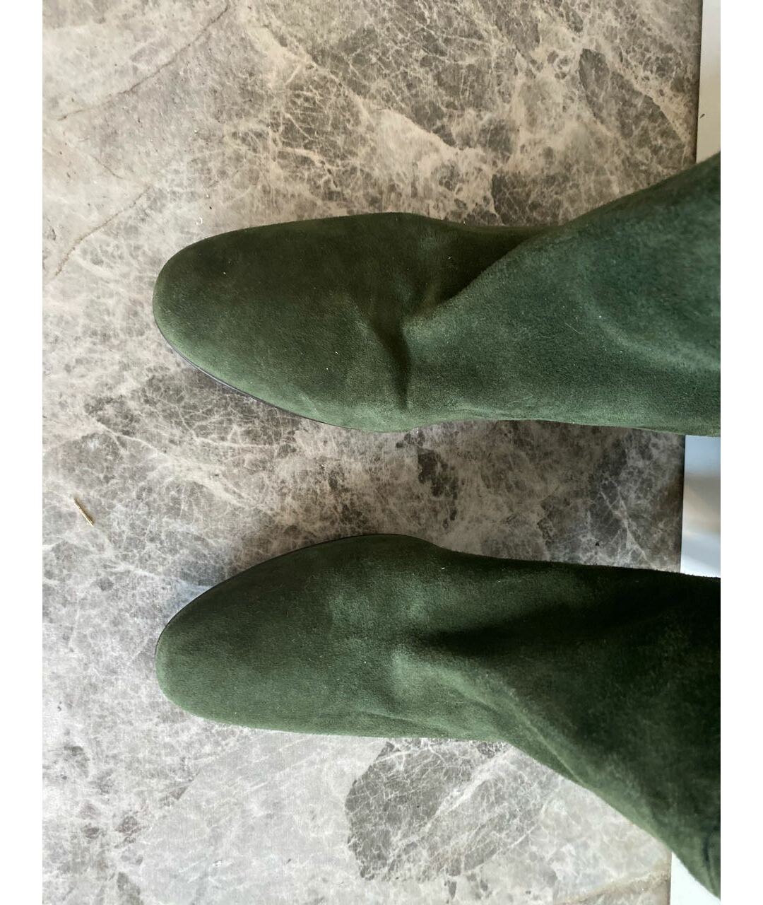 ROBERTO CAVALLI Зеленые замшевые сапоги, фото 3