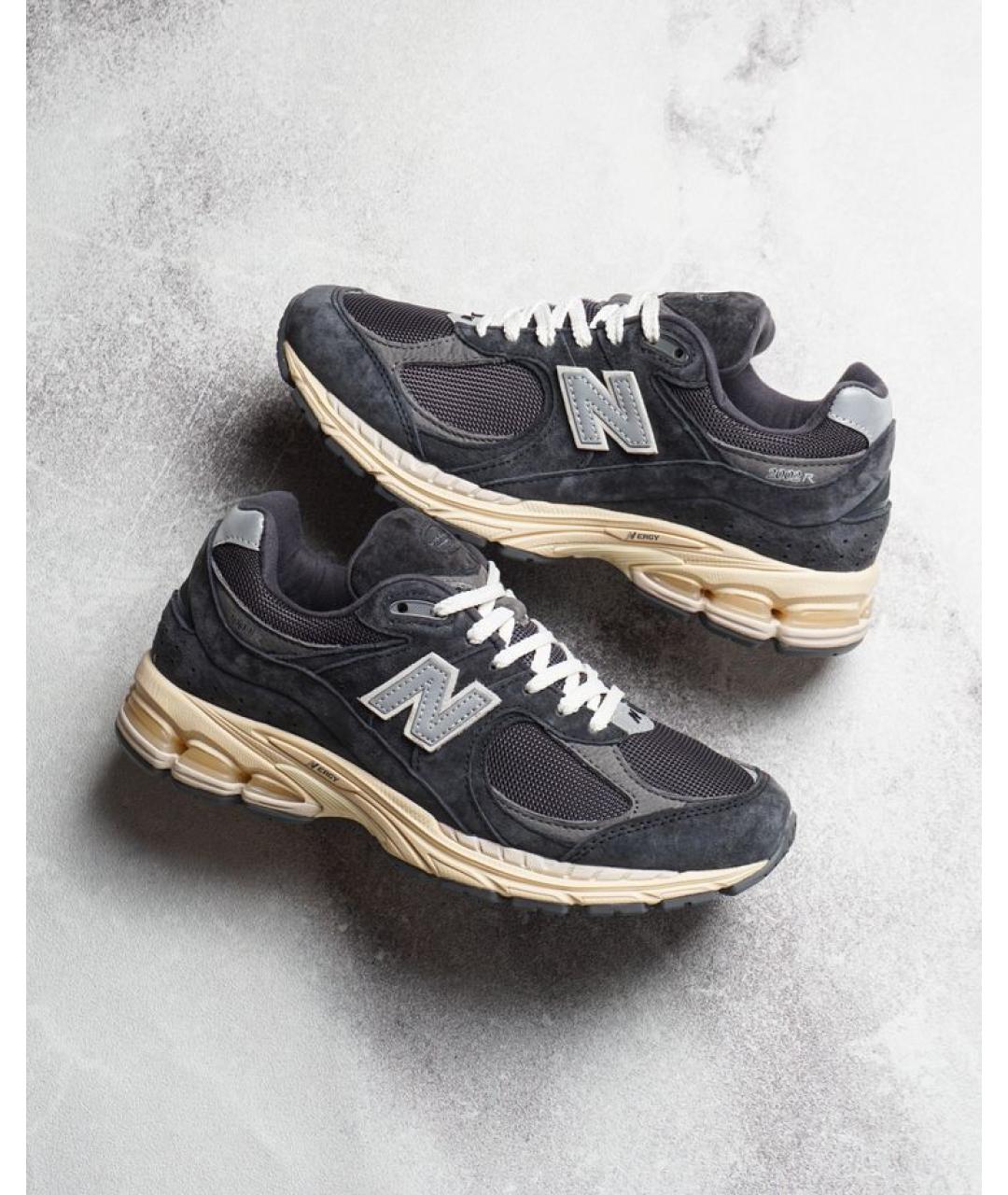NEW BALANCE Антрацитовые замшевые кроссовки, фото 5