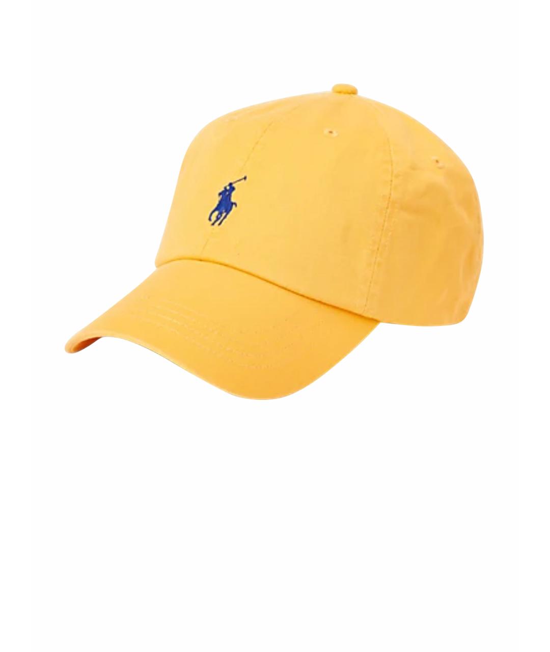 POLO RALPH LAUREN Желтая хлопковая кепка для женщин – купить в интернет ...