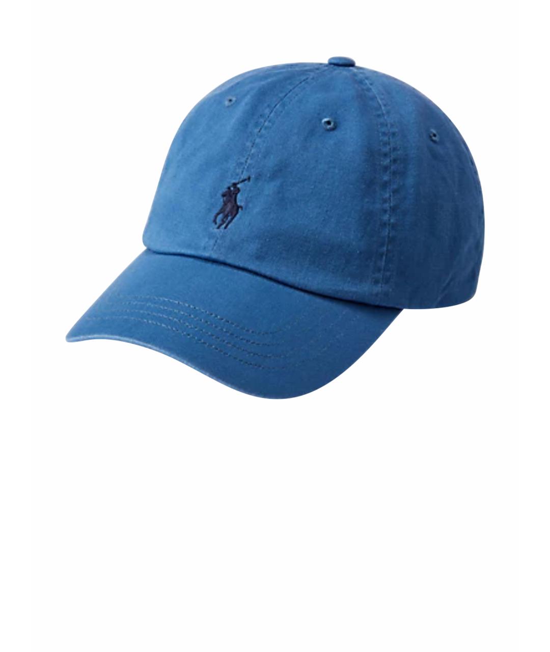 POLO RALPH LAUREN Синяя хлопковая кепка, фото 1