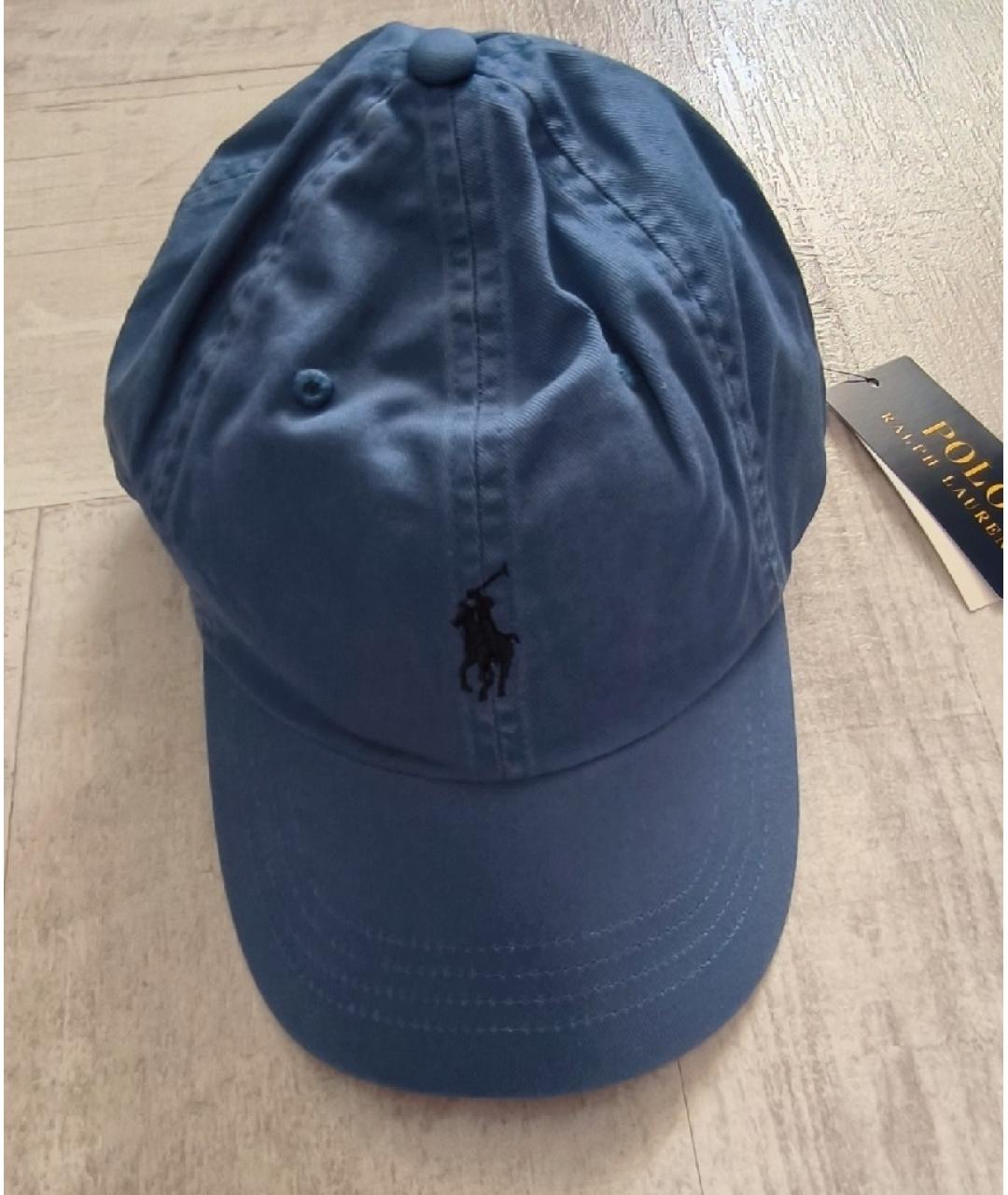 POLO RALPH LAUREN Синяя хлопковая кепка, фото 4