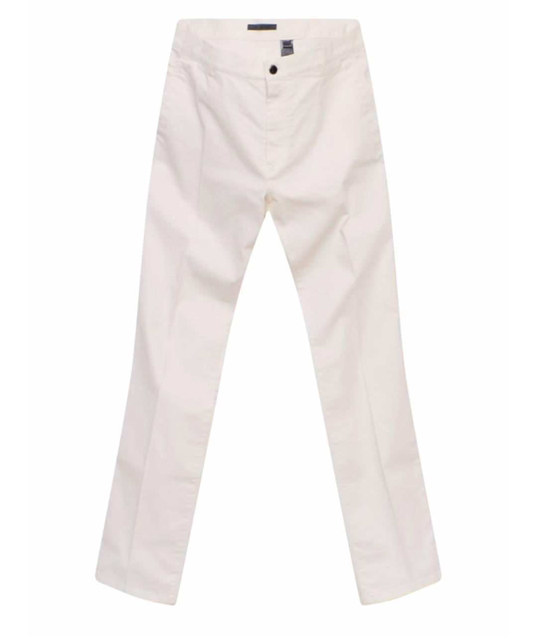 JOHN VARVATOS Белые хлопко-полиэстеровые джинсы скинни, фото 1