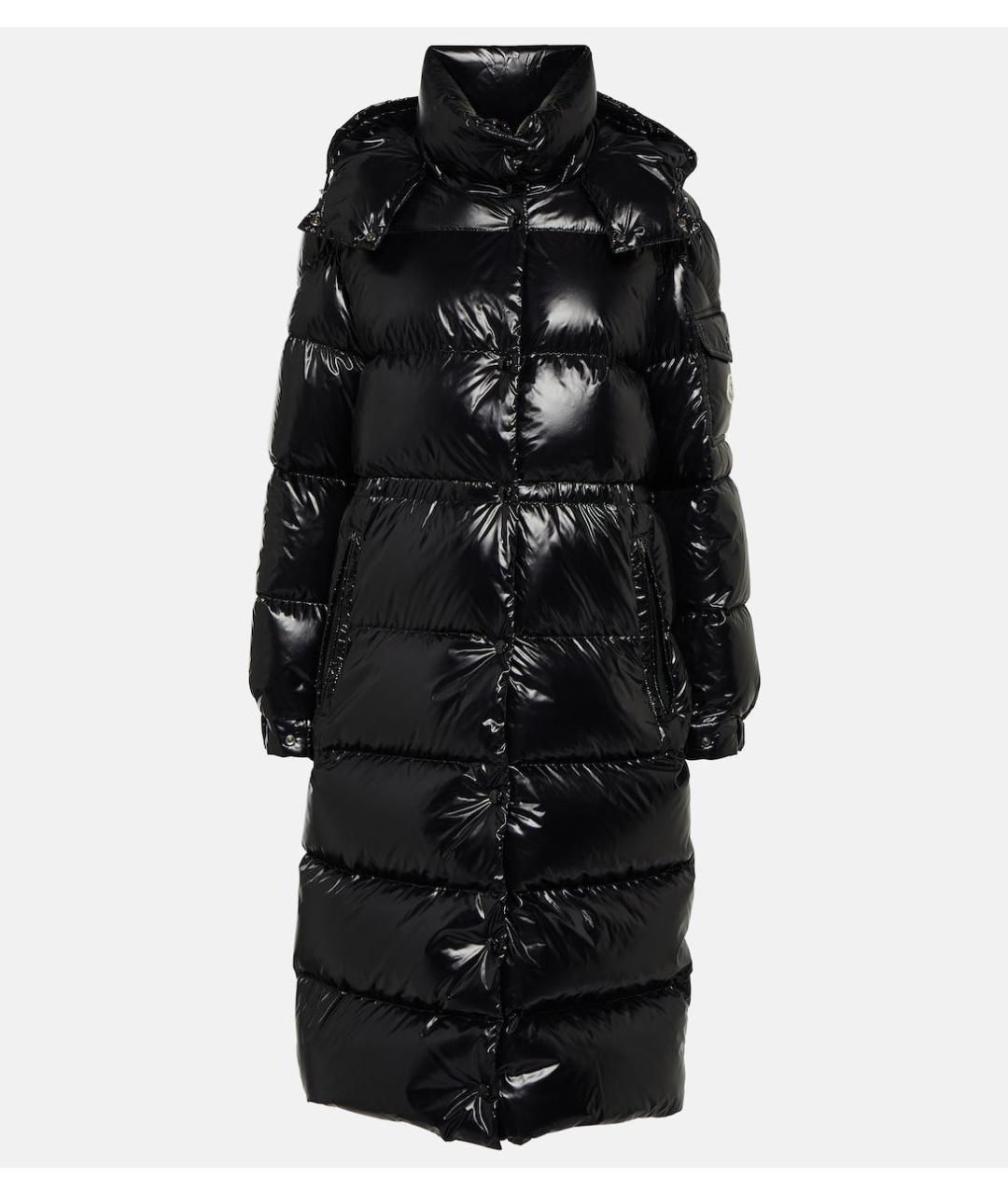 MONCLER Черный пуховик, фото 9