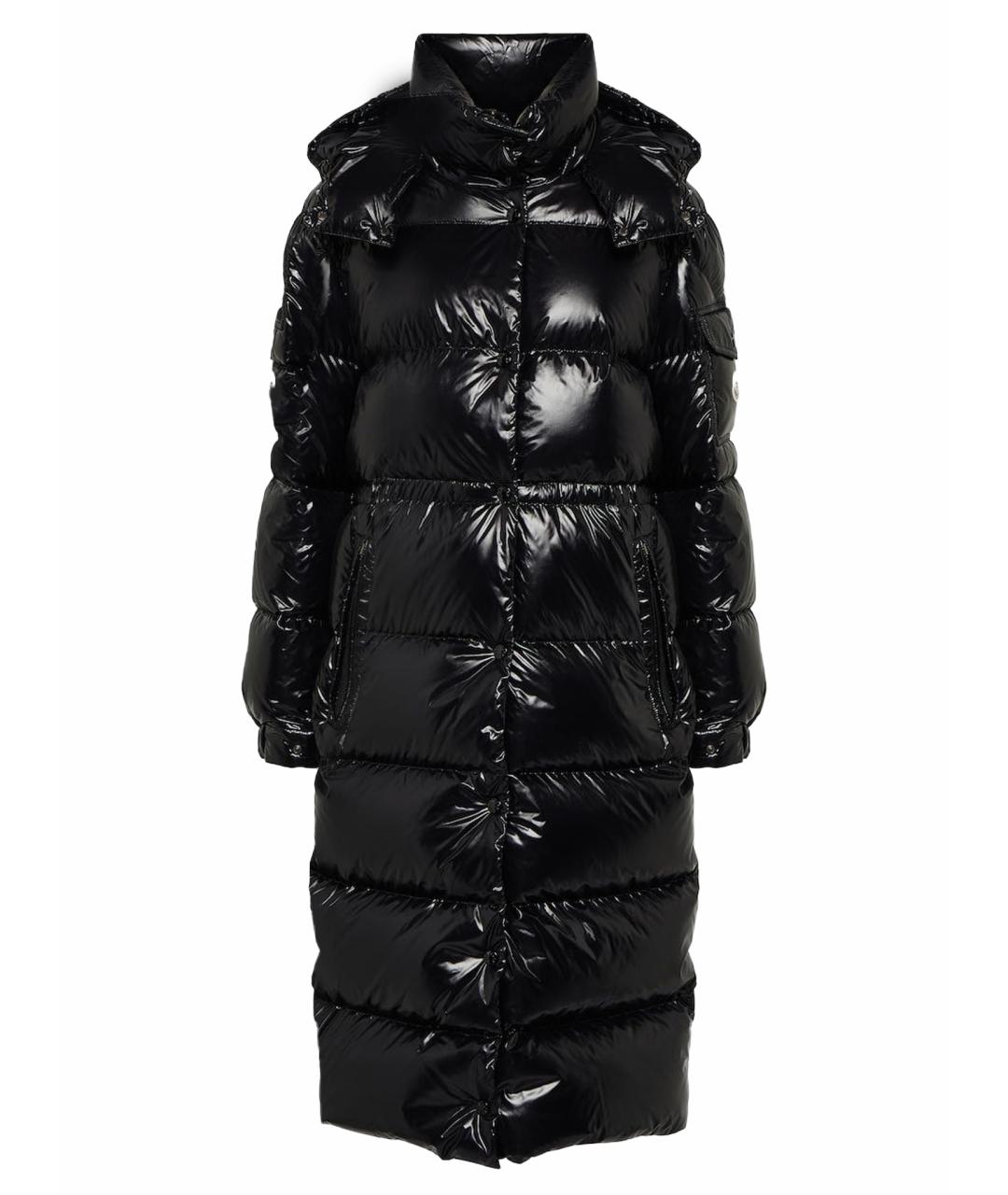 MONCLER Черный пуховик, фото 1