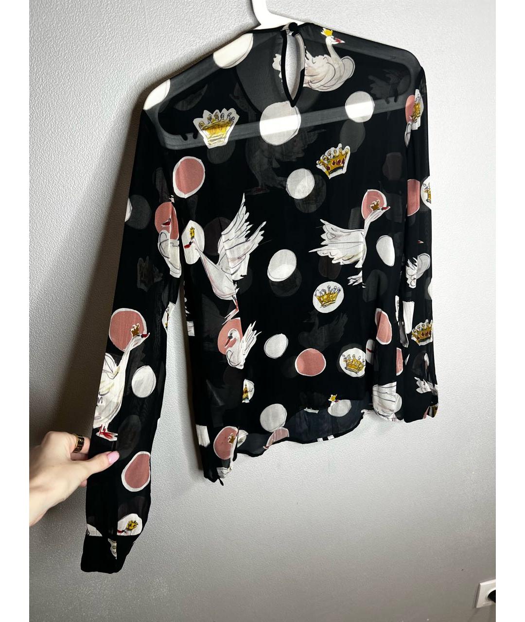 RED VALENTINO Черная блузы, фото 2