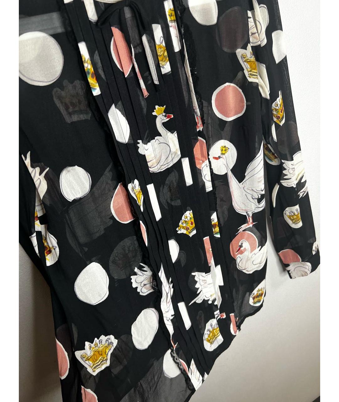 RED VALENTINO Черная блузы, фото 3
