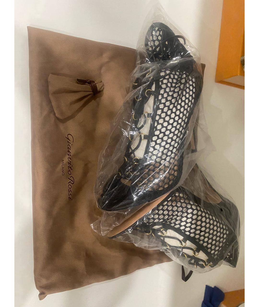 GIANVITO ROSSI Черные ботильоны, фото 5