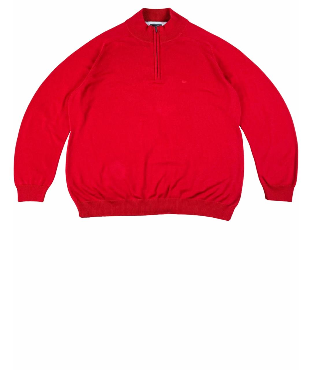 PAUL SMITH Красный хлопковый джемпер / свитер, фото 1