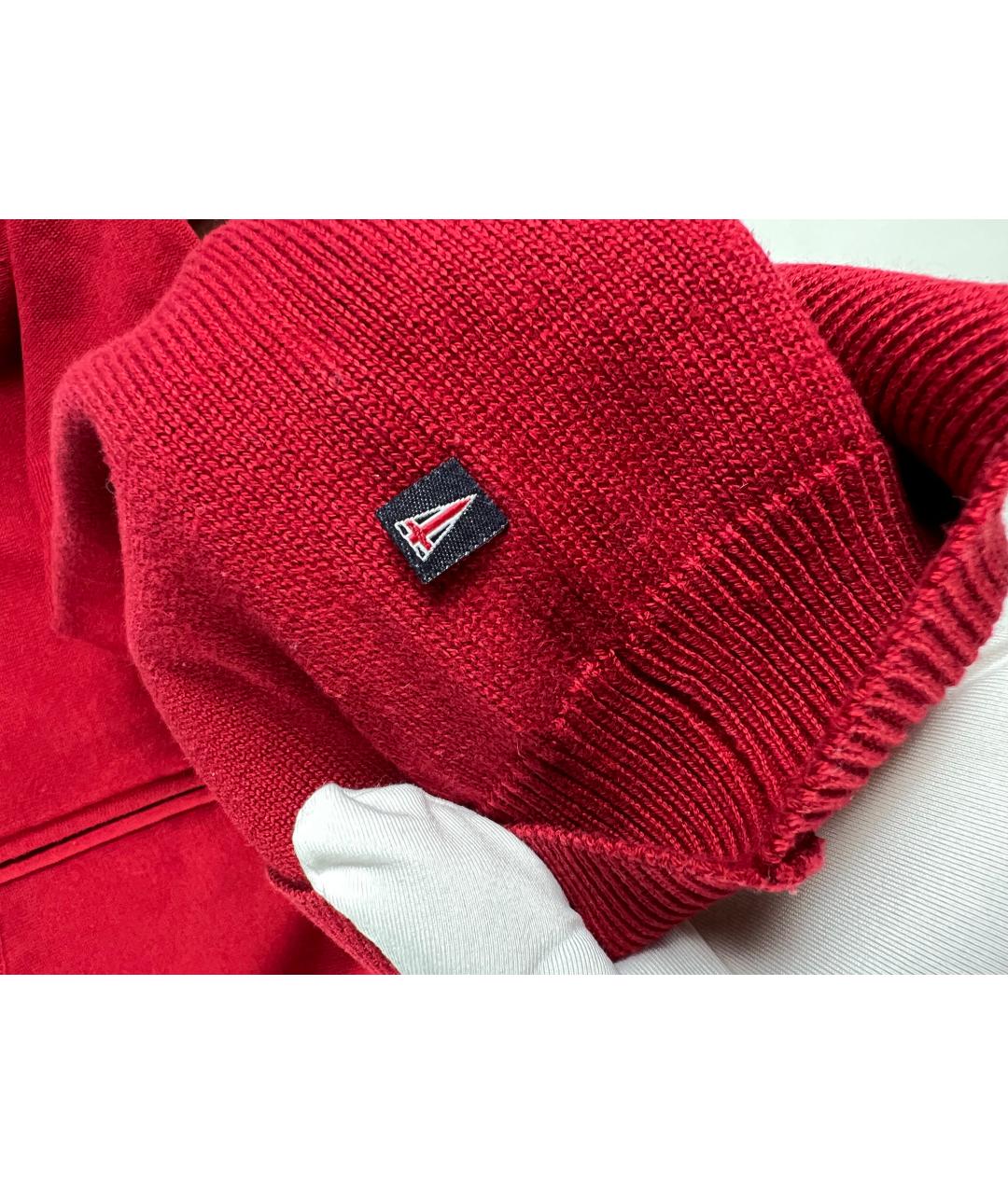 PAUL SMITH Красный хлопковый джемпер / свитер, фото 4