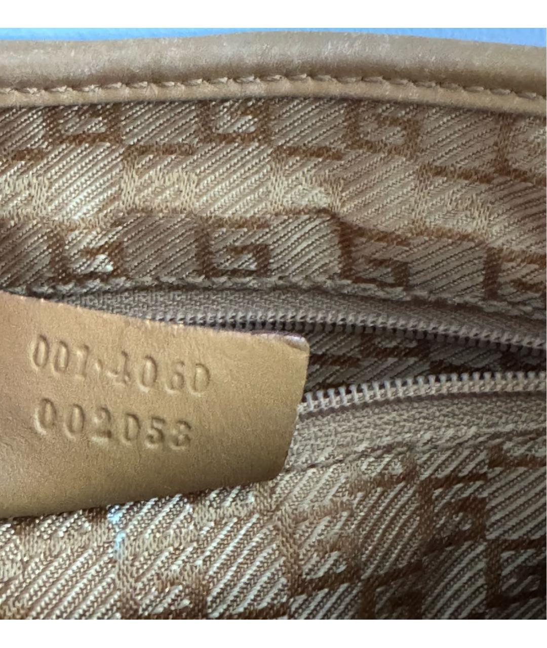 GUCCI Розовая замшевая сумка с короткими ручками, фото 5