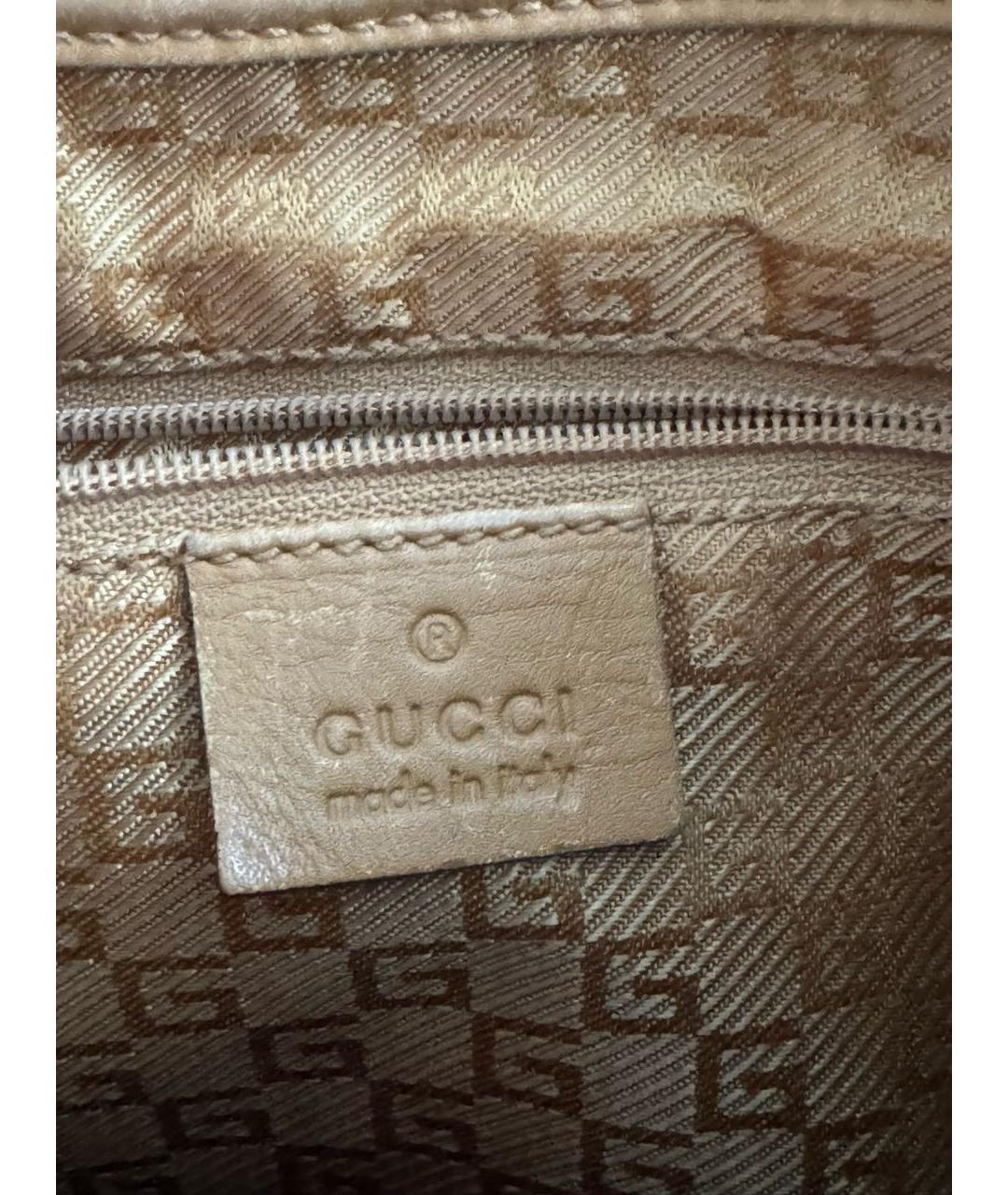 GUCCI Розовая замшевая сумка с короткими ручками, фото 4