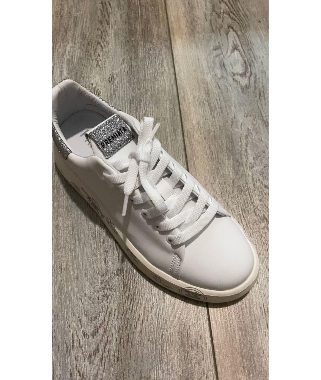 PREMIATA Белые кожаные кеды, фото 2