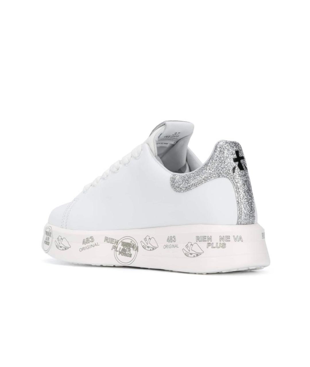 PREMIATA Белые кожаные кеды, фото 3