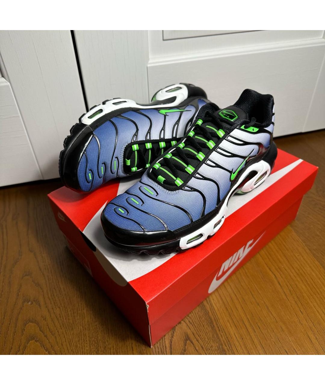 NIKE Синие низкие кроссовки / кеды, фото 2