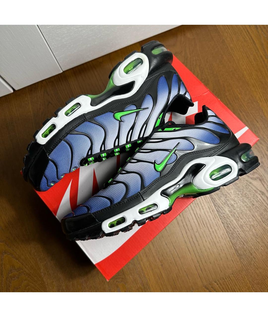 NIKE Синие низкие кроссовки / кеды, фото 4