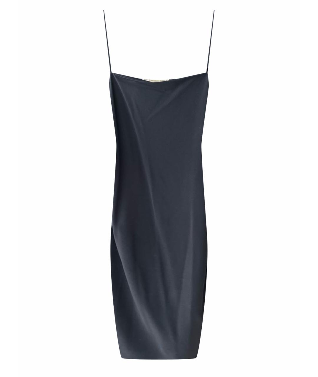 BALENCIAGA Черное полиэстеровое коктейльное платье, фото 1