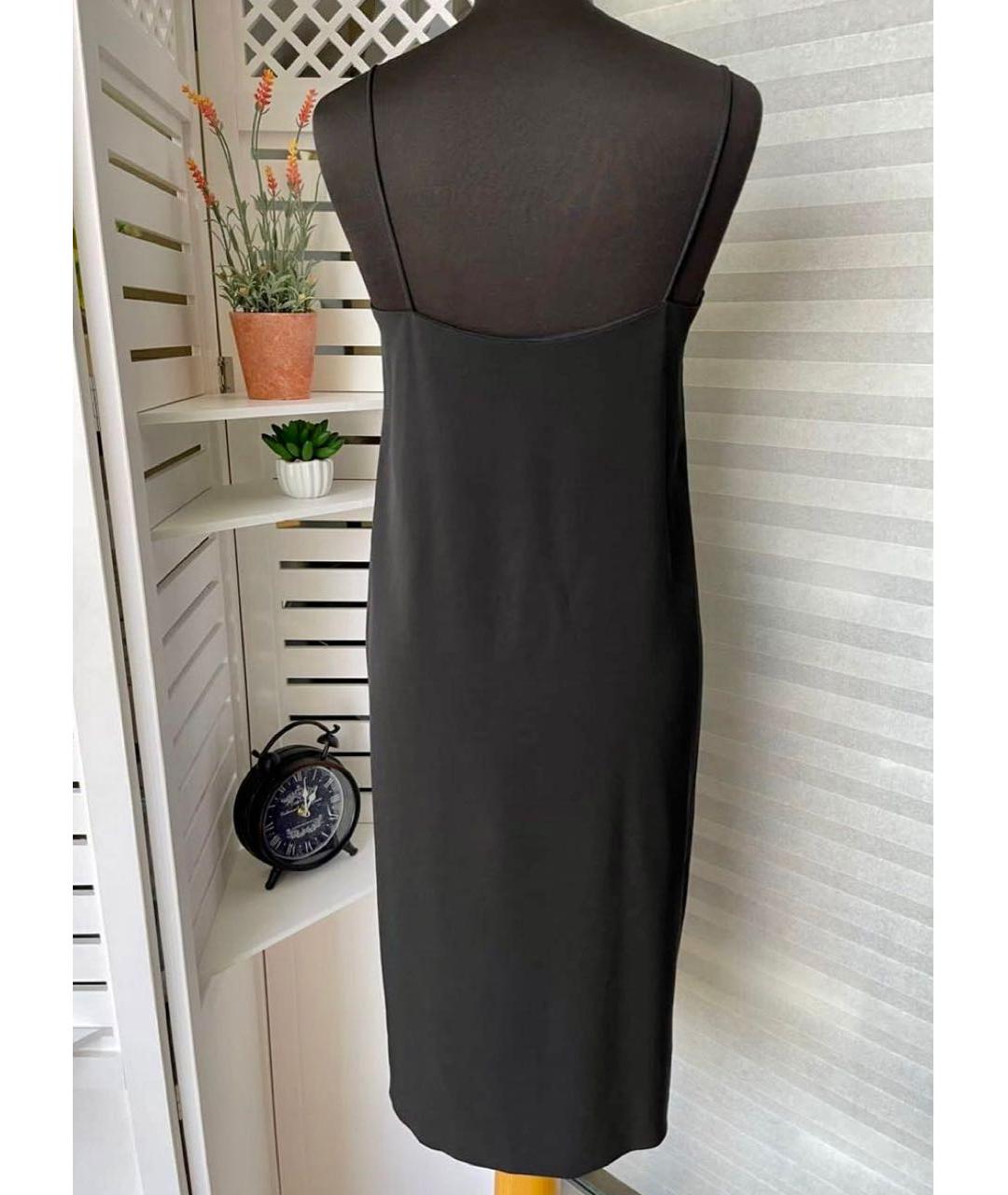 BALENCIAGA Черное полиэстеровое коктейльное платье, фото 3